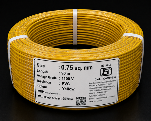 HFFR Wires 0.75 sq mm