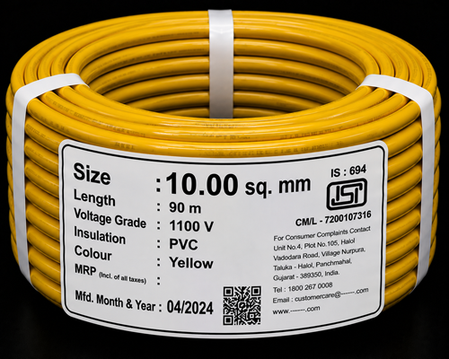 HFFR Wires 10 sq mm