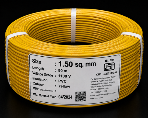 HFFR Wires 1.5 sq mm